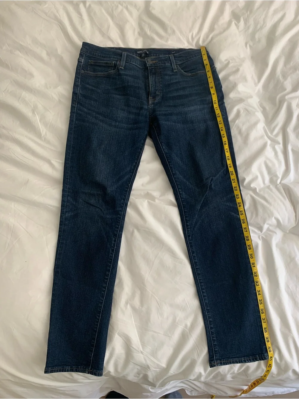 J. Crew Men's Dark Blue Slim Fit Jeans